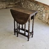 Folding oak table