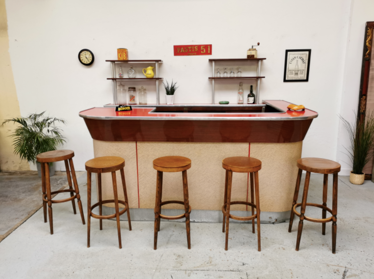 Vintage bar counter 1950