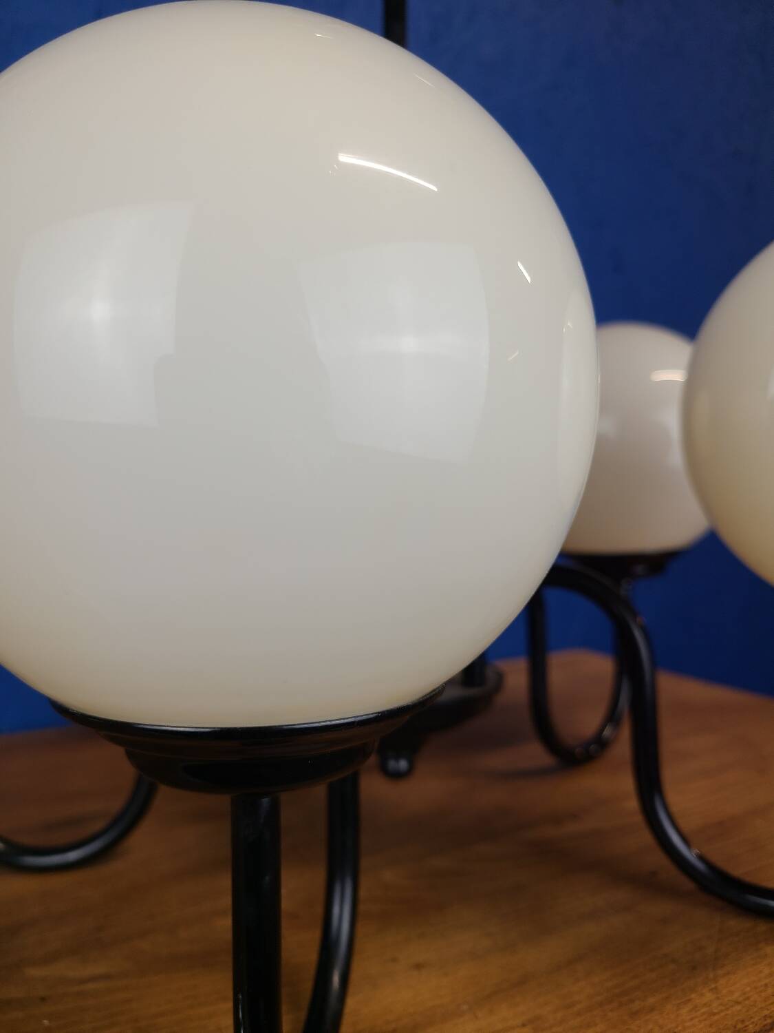 Vintage globe chandelier.