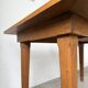 Extendable farmhouse table in oak