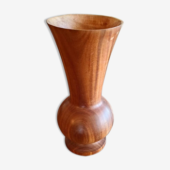 Wooden vase