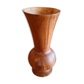 Wooden vase