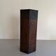 Hexagonal copper umbrella stand signed by the artist, 1960s, Italy.