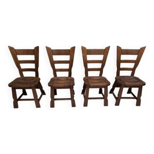 Chaises brutalistes en