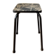 Antique stool in restyled formica