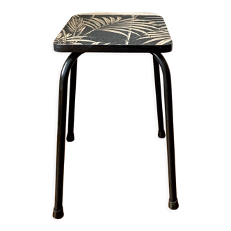 Antique stool in restyled formica