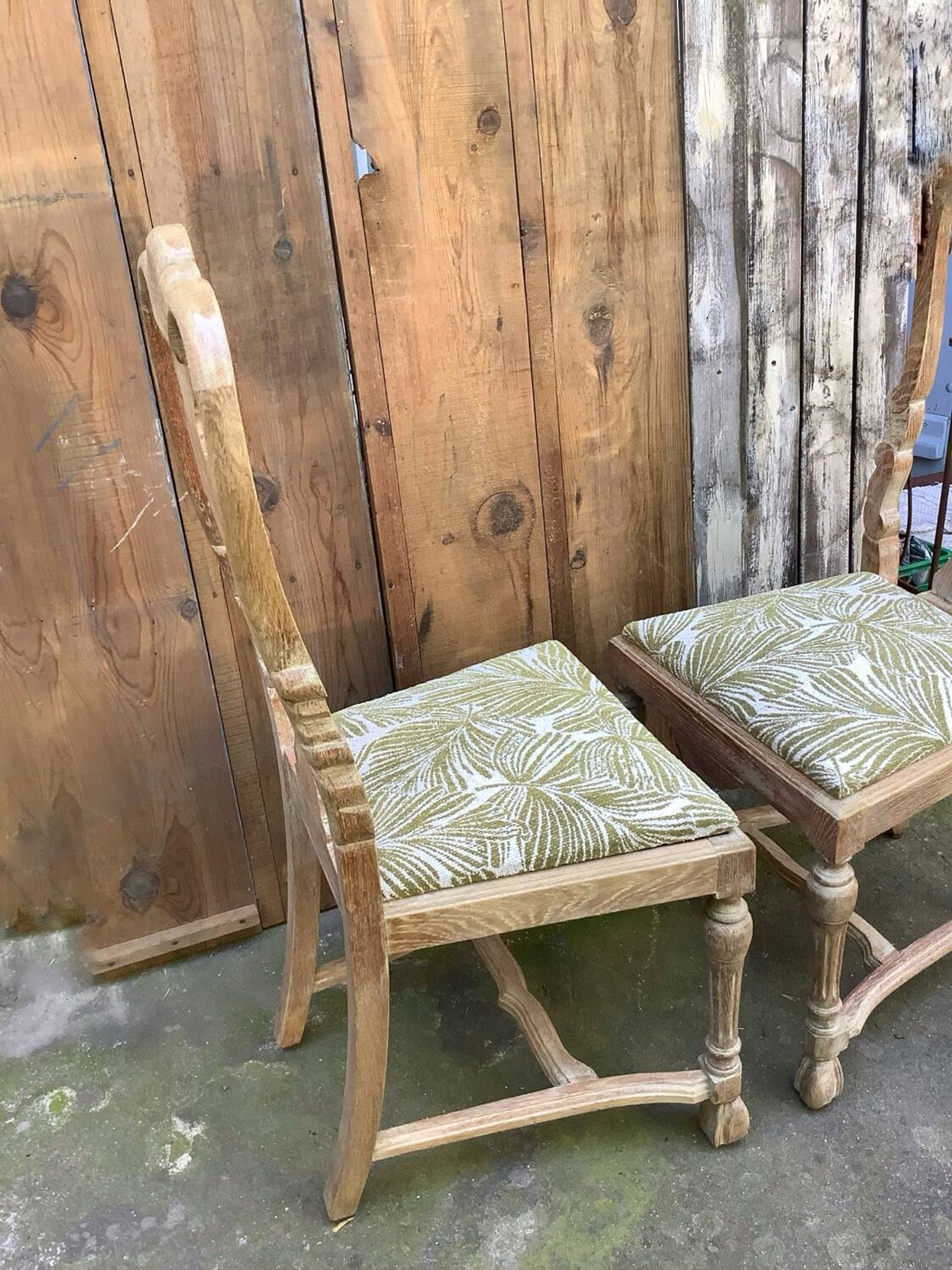 Lot de deux chaises Baroque Suedois