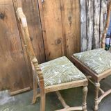 Set of two Swedish Baroque chairs