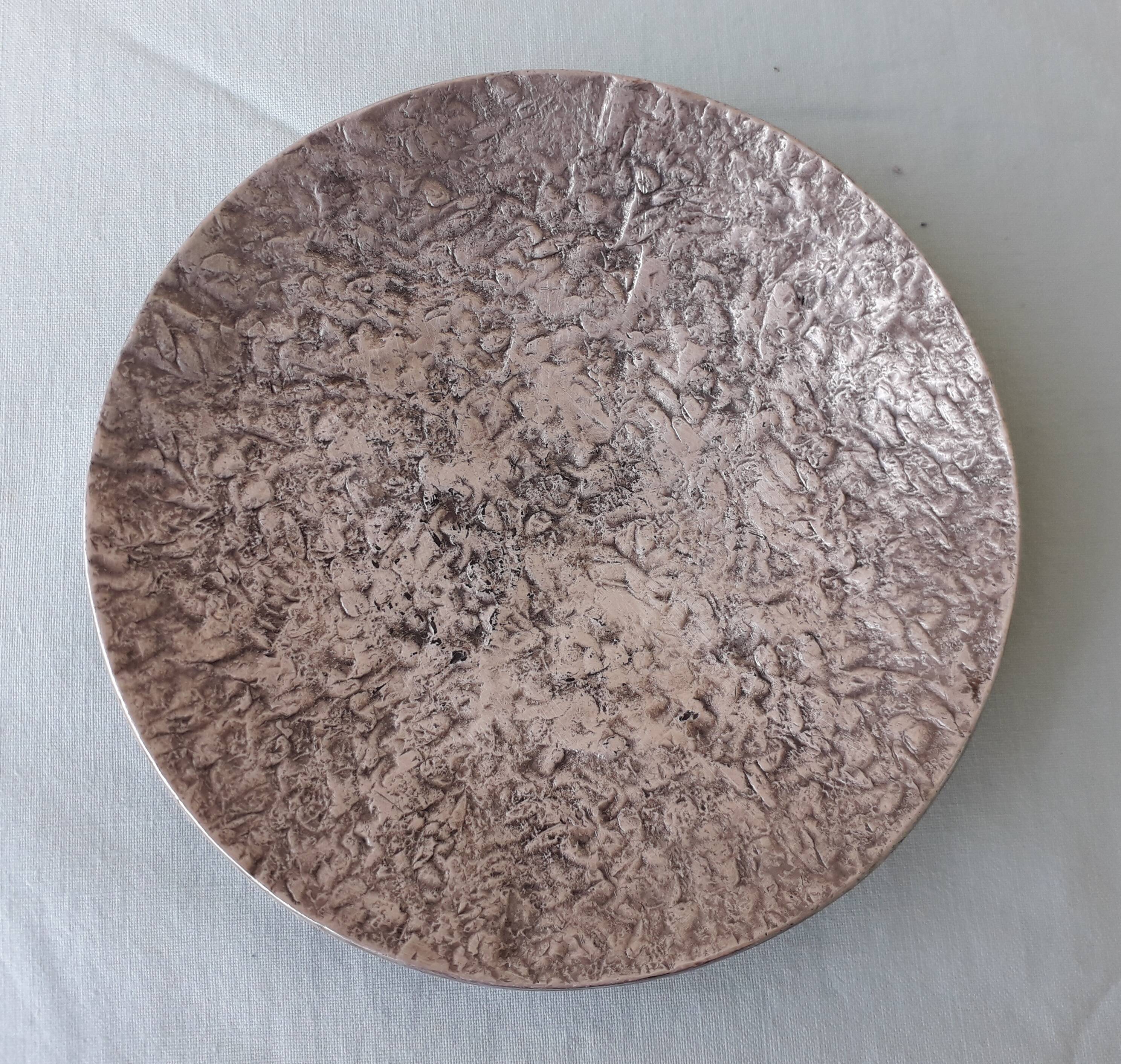 Silver-plated metal tray Edouard Rambaud