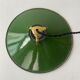 Pair of vintage industrial enamelled suspensions