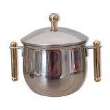 Stainless steel sugar bowl GA 18/10 made in Italy