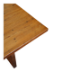 Modern Swedish coffee table in solid pine by Sven Larsson, brutalist, 1970s.