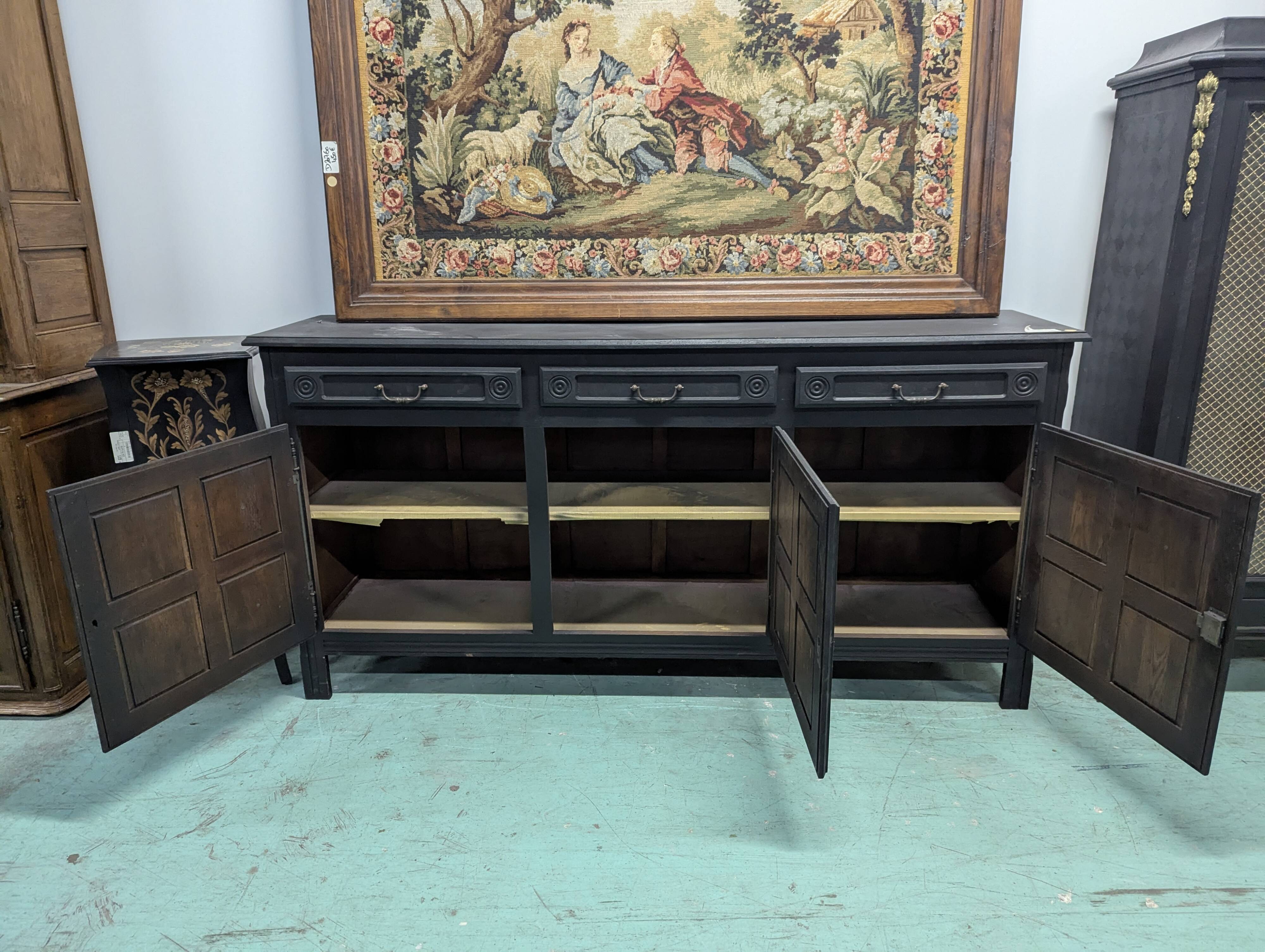 Black neo-Basque enfilade