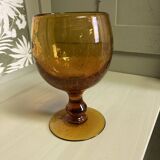 Large vintage bubble glass