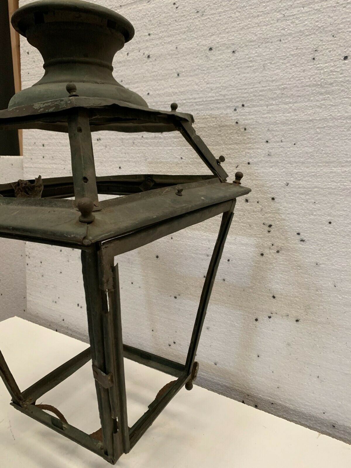 Ancient 20th century metal lantern