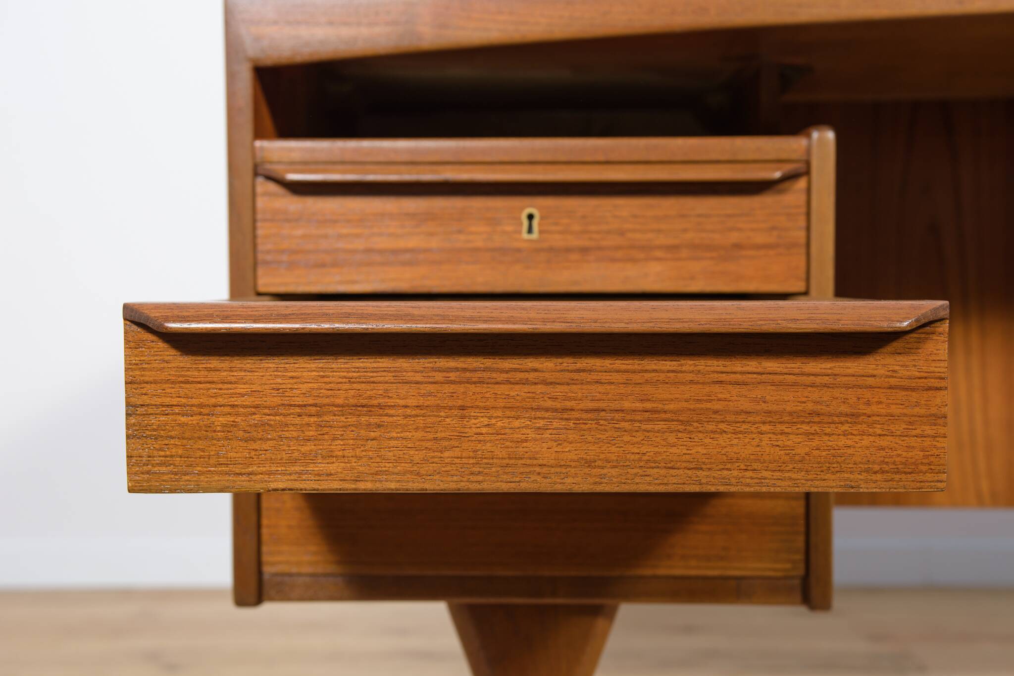 Mid-Century Freestanding teak Desk by Valdemar Mortensen, 1960s