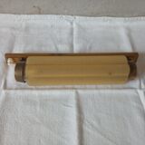 Brass art deco wagon wall lamp