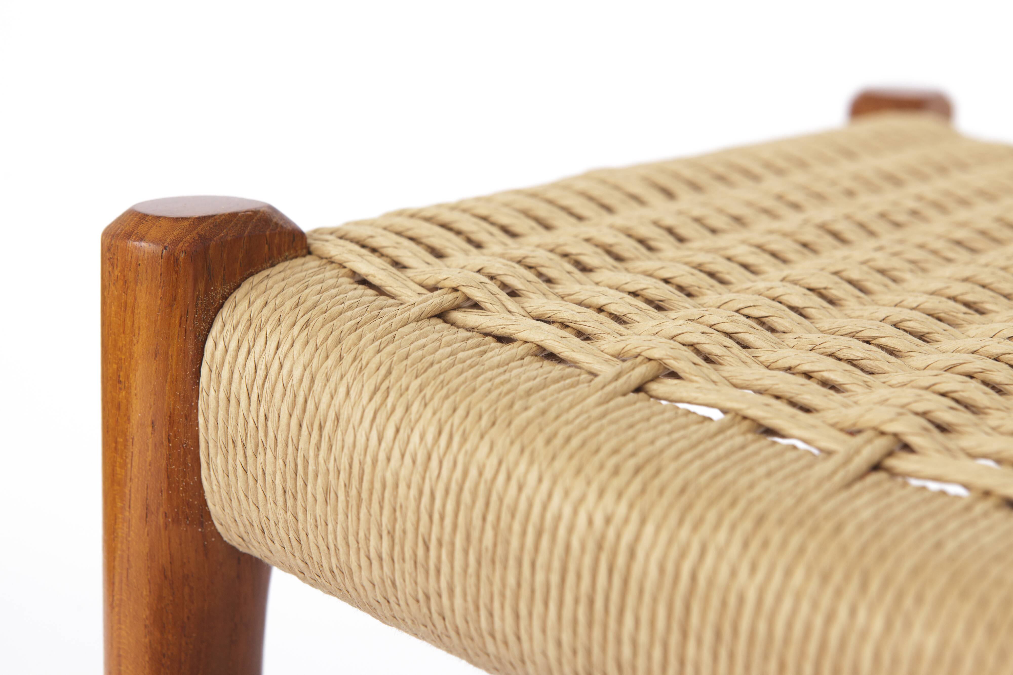 1 of 2 Niels Moller Ottoman Teak 1950s Vintage