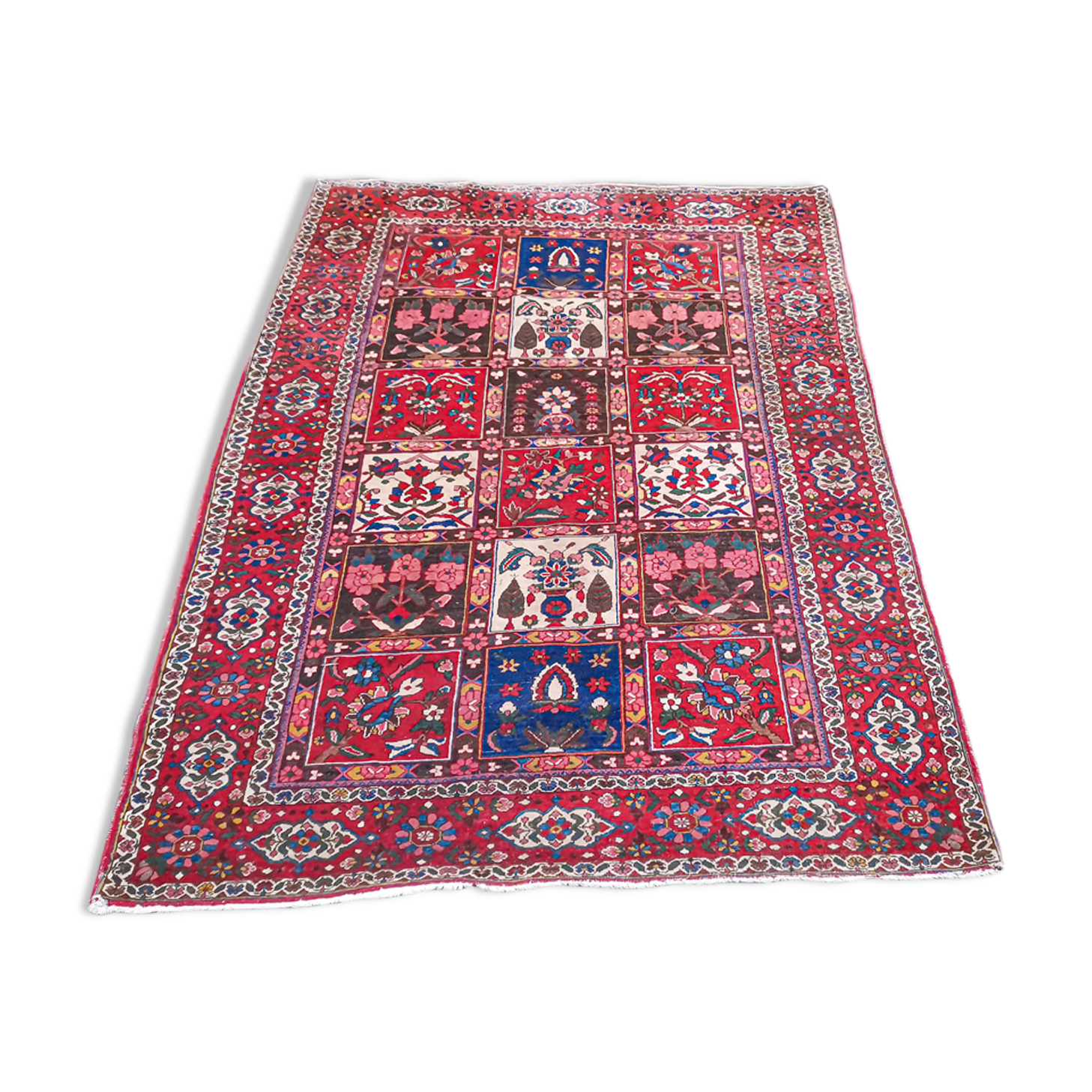 Ancient handmade Persian handmade boktiari 2.00 x 1.46 m