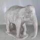 Large plaster elephant sculpture