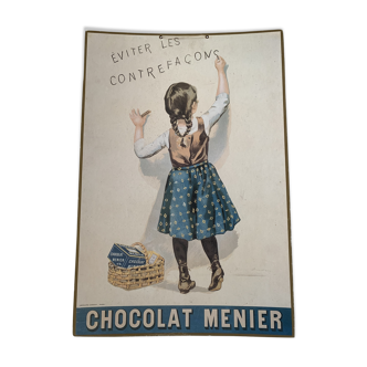 Affiche ancienne en carton