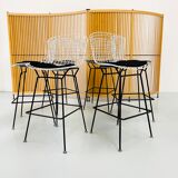 Wire barstools by Harry Bertoia for Knoll, 1960