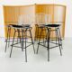 Wire barstools by Harry Bertoia for Knoll, 1960