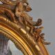 Mirror of style Louis XVI gilded stucco 1880
