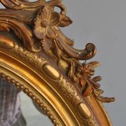 Mirror of style Louis XVI gilded stucco 1880