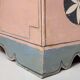 Pine chest from around 1900 with recent decorative painting in Scandinavian style.