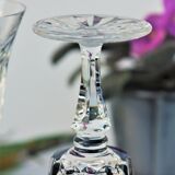 Crystal wine glass of St Louis camargue model