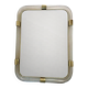 Scenographic Italian Torciglione-Torchon Murano Glass Wall Mirror by Simoen
