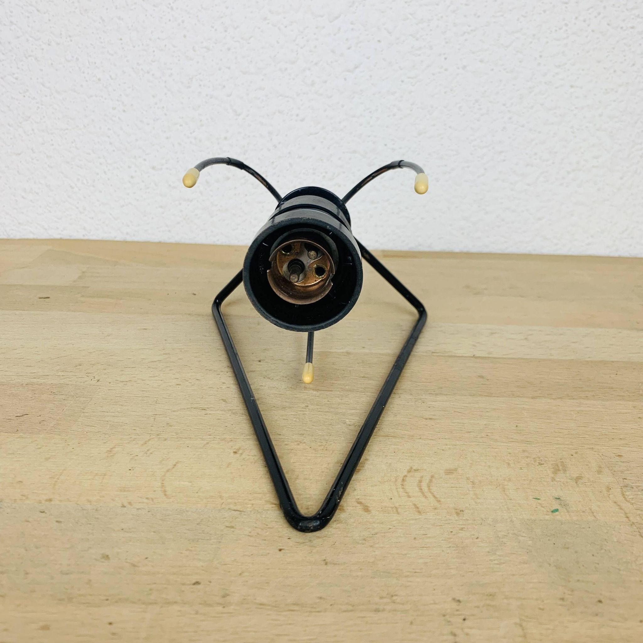 Louis Kalff wall lamp from the 50s, opaline