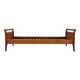 Lit en teck, design danois, années 1970, production : Danemark