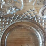 Bonbonnière en verre ciselé