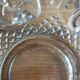 Chiseled glass candy box