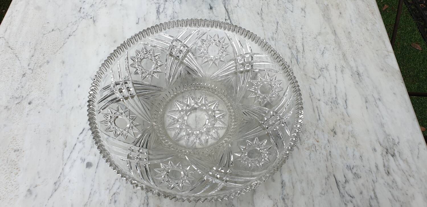 Crystal salad bowl 29cm