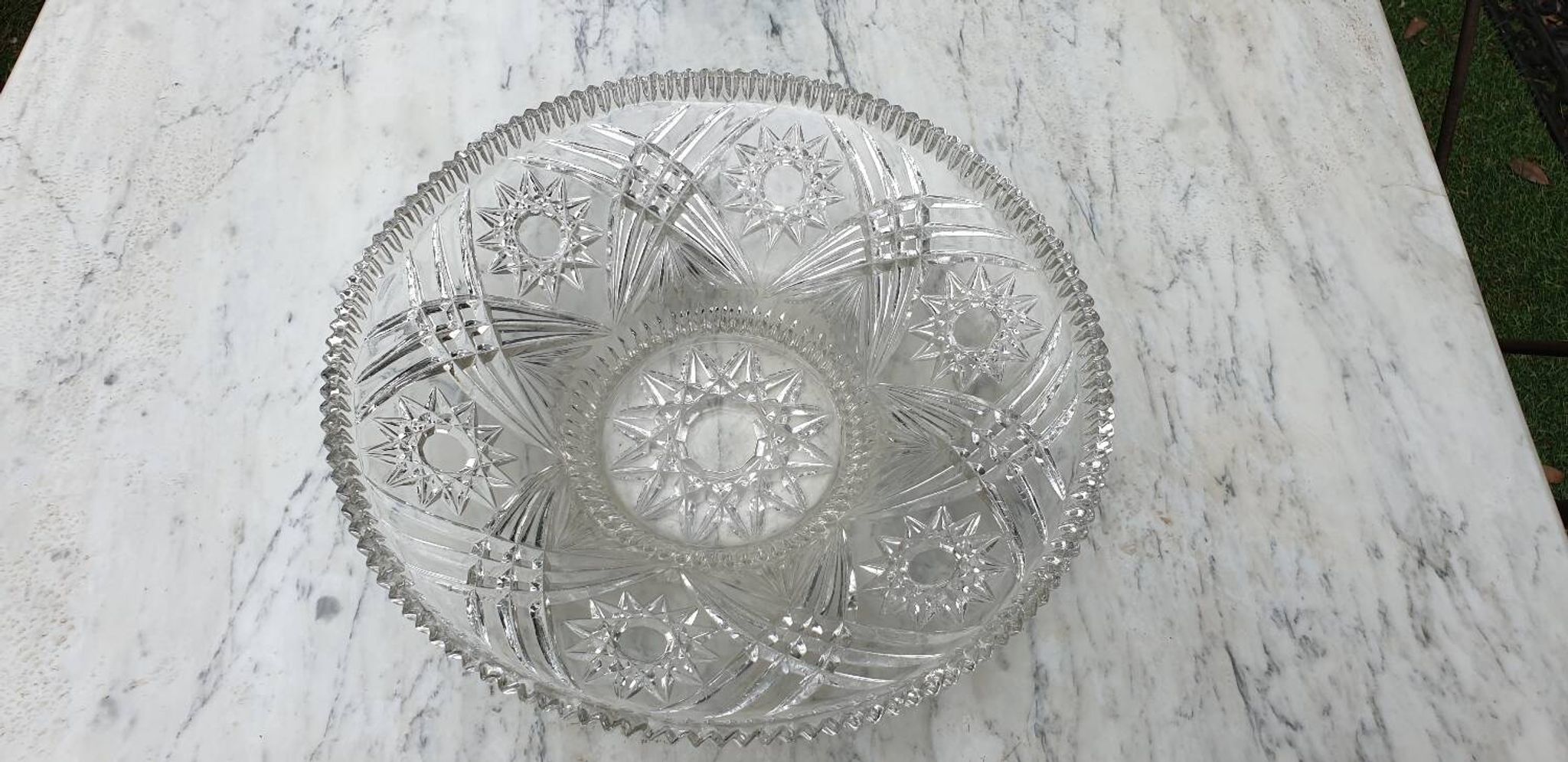 Coupe saladier en cristal 29cm