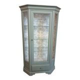 Bronze green display cabinet bookshelf