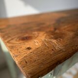 Weathered farm table