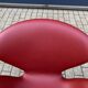 Fritz Hansen Swan chair in Indian Red leather, NEW!!!