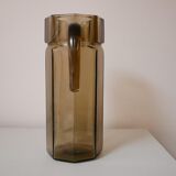 Smoked glass carafe