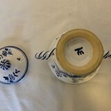 Mossy earthenware cream pot