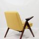 Modern yellow velvet armchair by Chierowski 366