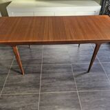Scandinavian extendable teak table