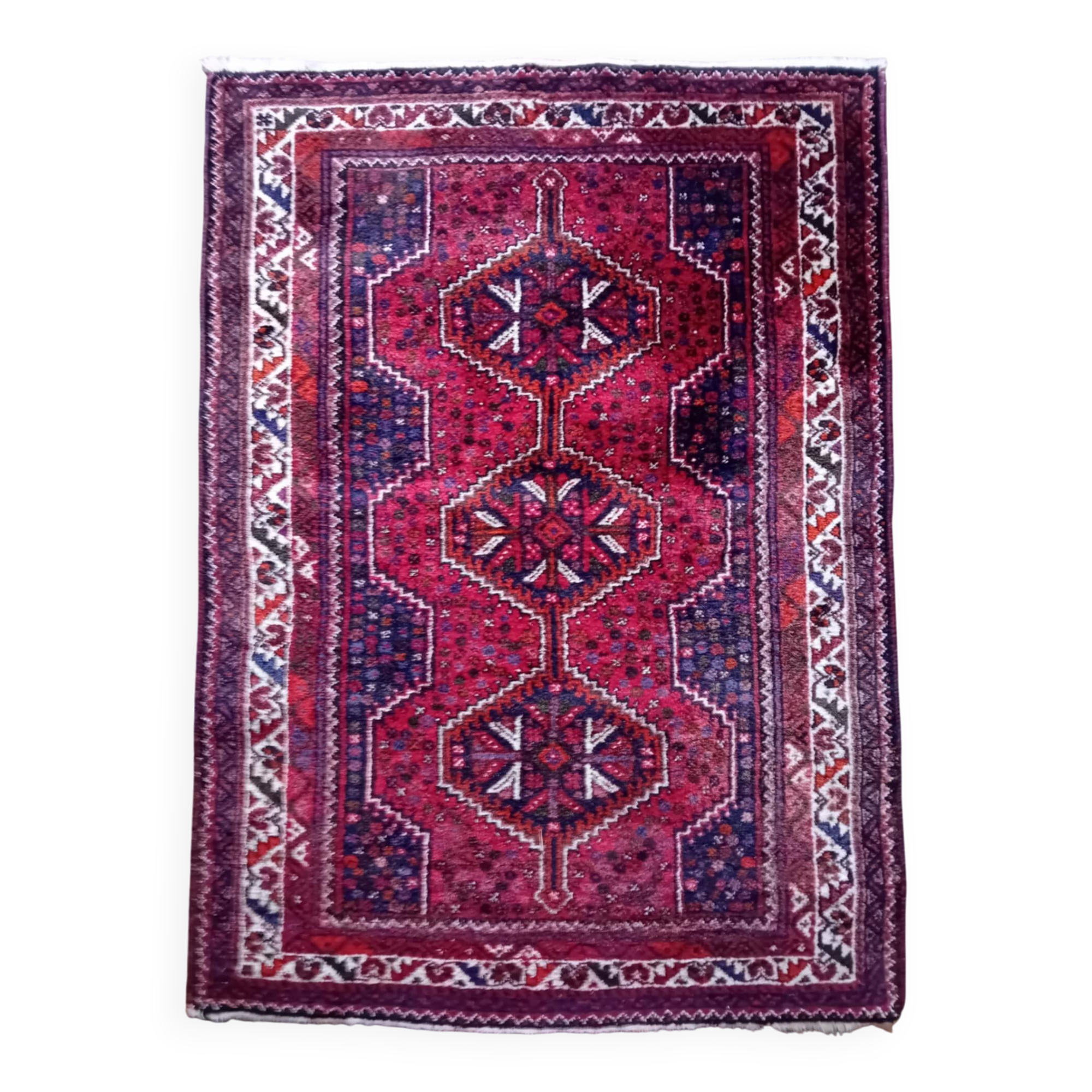 Handmade Persian Qashqai rug 172x125cm