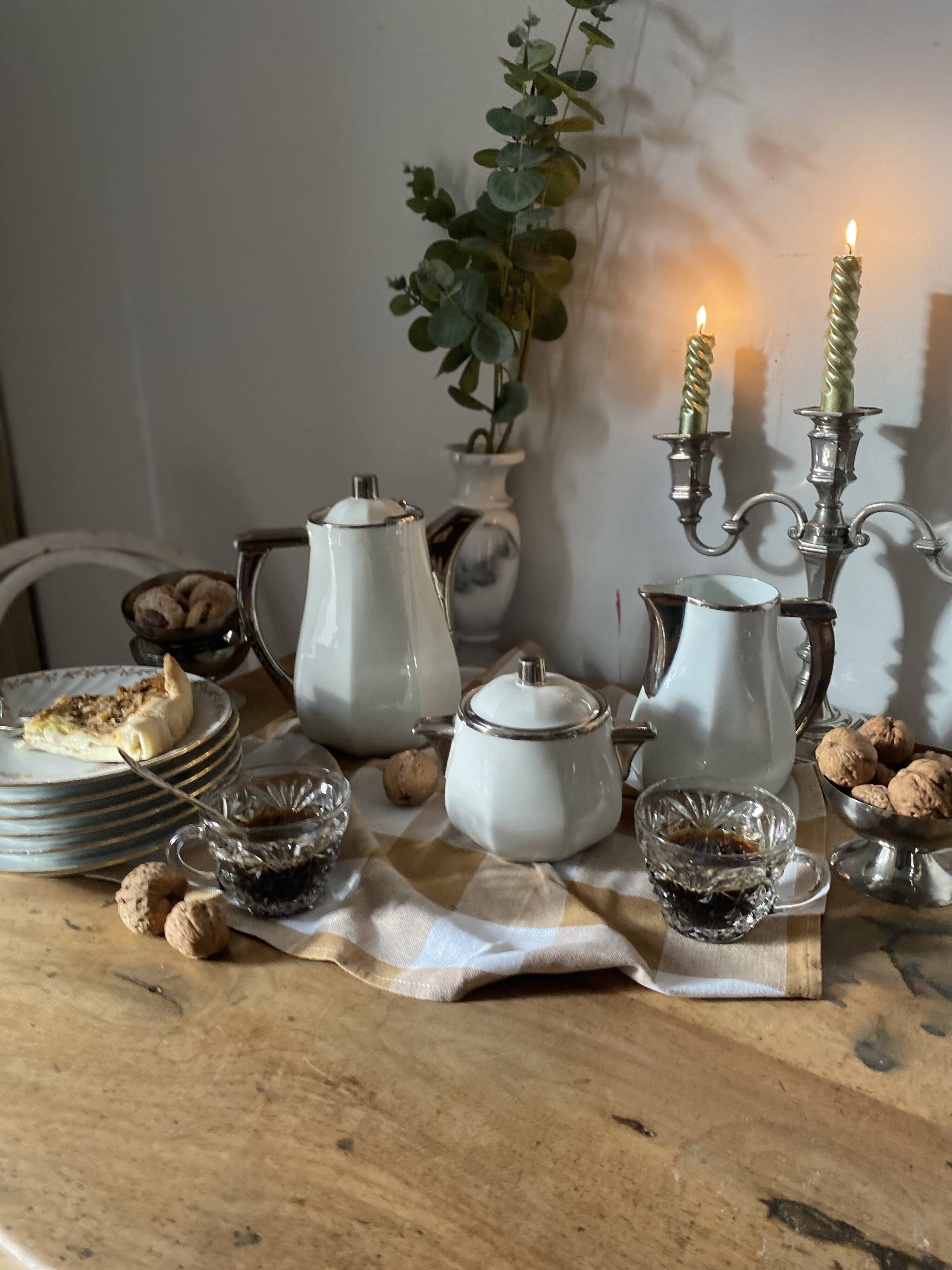 Art Deco coffee service in Aluminite Frugier