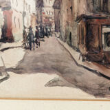 Aquarelle Montmartre, signed