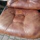 full leather sofa IPE spa Italian design 70s