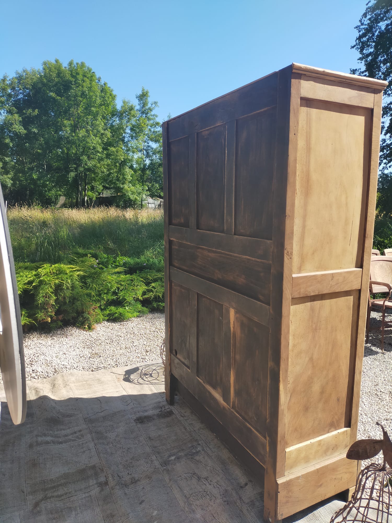 Armoire bois rénovée